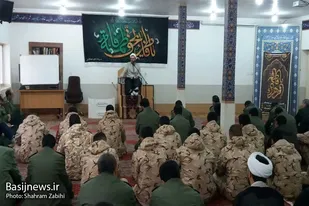 برگزاری مراسم سوگواری ایام فاطمیه در حسینیه شهدای سپاه ملایر
