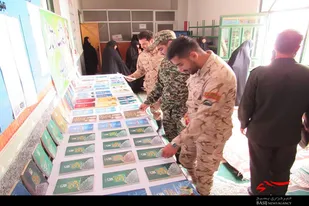 برپایی نمایشگاه کتاب از آثار شهید مطهری در سپاه رزن