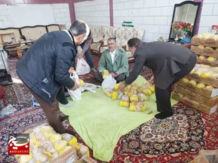 تقدیم 1600 کیلوگرم مرغ به ایتام ونیازمندان