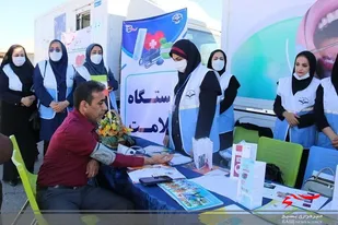 ایستگاه سلامت و ویزیت رایگان بسیجیان برگزارشد