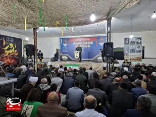 یادواره ۱۴ شهید حوزه منگشت شهرستان باغملک برگزار شد
