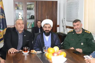 دیدار فرماندار، امام جمعه و برخی از مسئولین شهرستان گالیکش با فرمانده سپاه این شهرستان