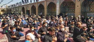 اقامه عزای رضوی در امامزاده حسین(ع) قزوین