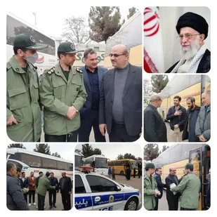 کاروان راهیان نور بسیج کارمندان به مناطق عملیاتی جنوب کشور اعزام شدند