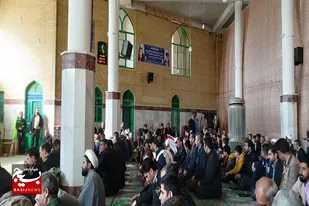 تجمع یوم الله 9 دی در مصلی فامنین برگزار شد