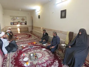 دیدار از خانواده های روحانی شهید شهرستان برخوار
