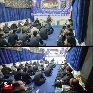 مراسم عزاداری دهه دوم محرم بسیجیان کوی علوی اهواز