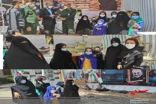 باردید کوتاه قامتان از نمایشگاه اسوه های شهامت و فداکاری