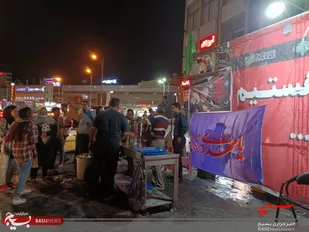 به مناسبت امامت امام زمان(عج)برپایی موکب درمیدان آزادی توسط بسیج اصناف ناحیه امیرالمومنین(ع)