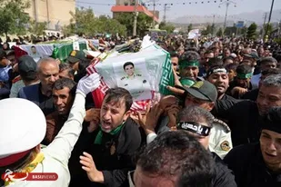 تشییع با شکوه دو شهید فراجا در یاسوج + ( فیلم و تصاویر )