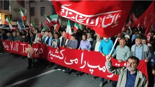 خروش مردم مبعوث شهرکرد علیه استکبار جهانی
