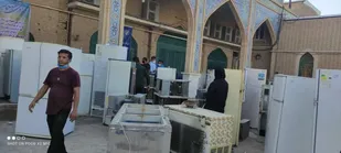 تعمیر لوازم خانگی مردم مناطق محروم روستاهای آبادان