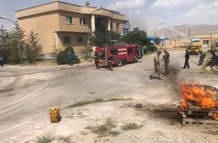 رزمایش حفاظت از ادارات و کارخانجات آذربایجان شرقی اجرا شد