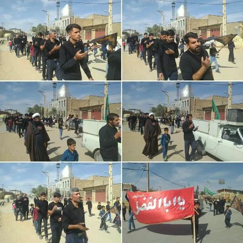 برگزاری دسته عزاداری جاماندگان اربعین در روستای سلیم آباد فراهان+عکس
