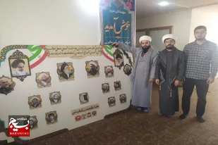 ساخت و نصب ۲۷ یادمان تصاویر شهدای روحانی در حوزه های علمیه استان همدان