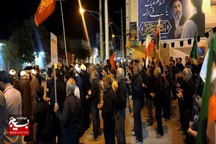 قرار عاشقان ولایت در آستانه وداع با رهبر شهید در کبودراهنگ