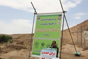 احیا و مرمت قنات اصلی روستای جان میرزا از توابع شهرستان قاینات