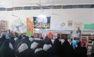 افتتاح پایگاه بسیج مهدیه خواهران روستای شیخ تپه آق قلا