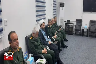 دیدار فرماندهی، مسئول دفتر نمایندگی ولی فقیه در سپاه امام رضا(ع)شهرستان دشتی با امام جمعه