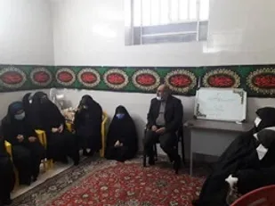 برپایی مراسم عزاداری ایام فاطمیه توسط حوزه نرجس خاتون ناحیه مرکزی یزد