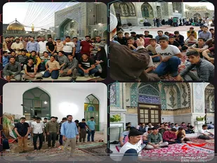 اردوی زیارتی مشهد مقدس اعضای حلقه&zwnj;های صالحین برگزار شد