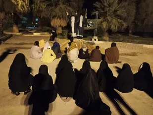 مراسم شبیه سازی واقعه بزرگ غدیر خم در دهلران