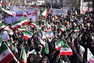راهپیمایی یوم&zwnj;الله ۲۲ بهمن در ایلام برگزارشد