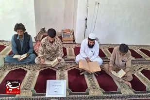 برگزاری محفل انس با قرآن کریم در ایرندگان خاش