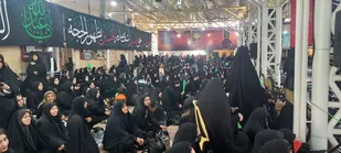 مراسم عاشورای حسینی در گلزار شهدای   ملارد