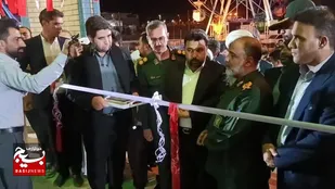 افتتاح المان یادمان دو شهید گمنام شهر جویم