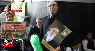 اجتماع ضد صهیونیستی موکب&zwnj;داران اربعین حسینی در حرم مطهر رضوی+فیلم