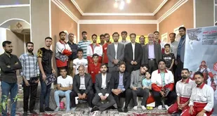 امدادگران جوانان وداوطلبان هلال احمر بهاباد تجلیل شدند
