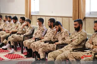 دیدار صمیمانه سربازان با جانشین فرمانده سپاه ناحیه دامغان