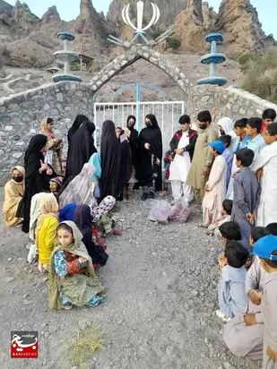 برگزاری مسابقات بومی&zwnj;محلی به مناسبت هفته بسیج روستای اسکل اباد