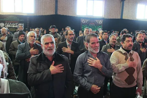 مراسم بزرگداشت شهید سپهبد حاج قاسم سلیمانی در حسینیه سپاه فراهان برگزار شد