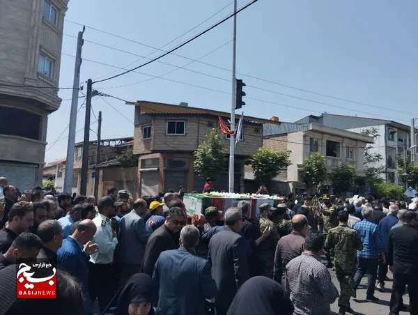 مراسم تشییع شهید حمید رضا فلاحی