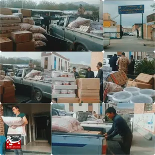توزیع ۱۵۵۰بسته معیشتی به مناسبت ماه مبارک رمضان در رابر