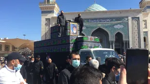 تشییع و خاکسپاری پیکر آیت الله علوی گرگانی در قم