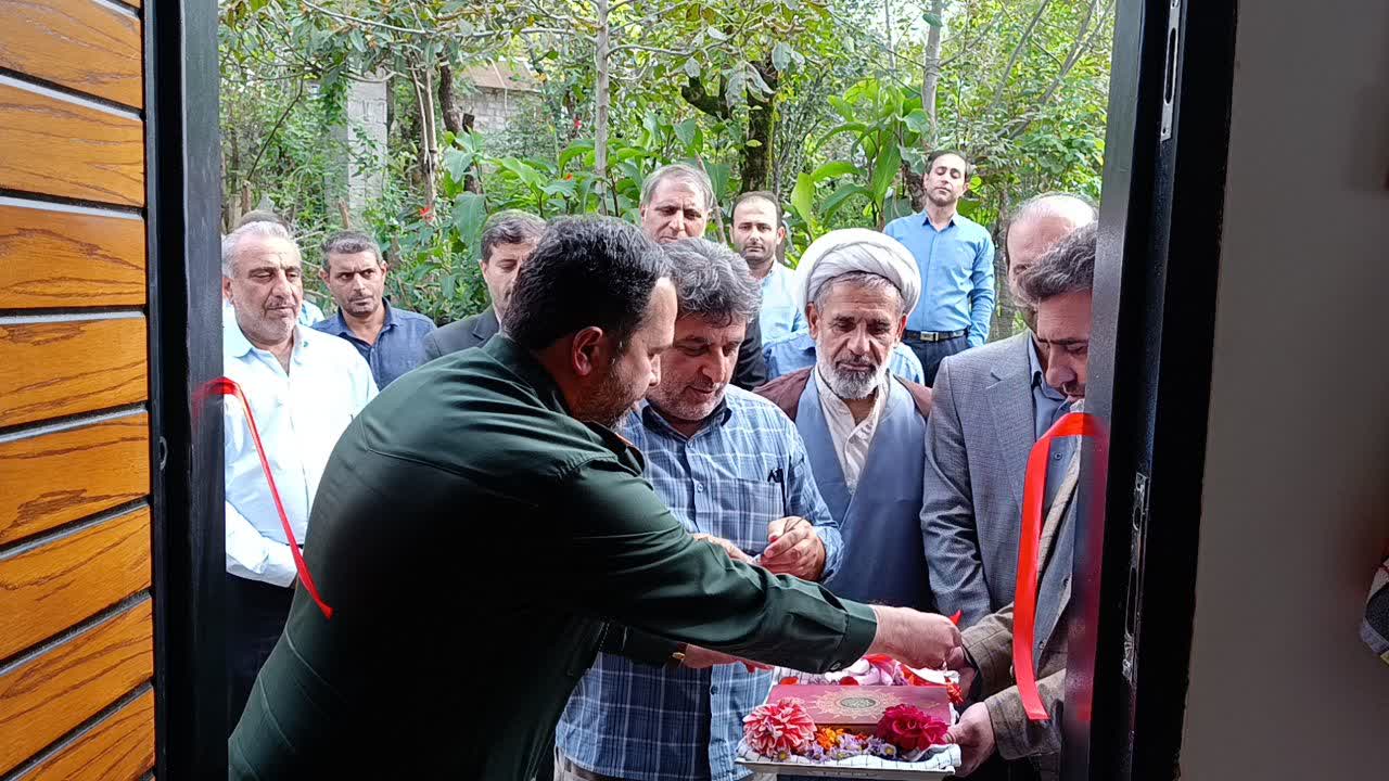 افتتاح ۴ باب مسکن محرومین در بخش های خورگام رودبار