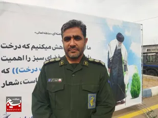 کاشت ۷هزار اصله درخت به همت رده های مقاومت سپاه سلمان&nbsp;