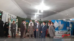 افتتاح نمایشگاه صنایع دستی و اقتصاد مقاومتی بسیج خواهران در عنبرآباد