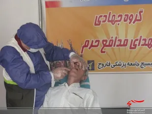 ویزیت رایگان پزشکان جهادی در روستای امیرآباد فاروج