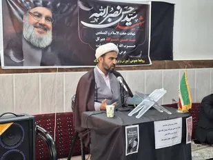 مردان بزرگ نیز در آرزوی شهادت هستند / شهید سید حسن نصرالله پرچمدار جبهه مقاومت و رهبری مدبر و مدیر بود