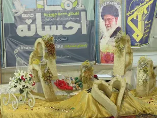 اهداء 15 سری جهیزیه به زوج های جوان در شهرستان خاتم