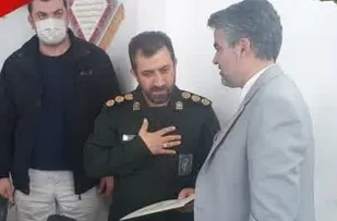تجلیل فرماندار پیشوا از فرمانده ناحیه مقاومت بسیج جعفرابن موسی الکاظم(ع)