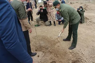 برگزاری اختتامیه جنگل کاری 150 هکتاری در لشکر 10 حضرت سیدالشهدا (ع)