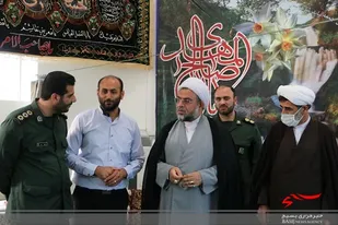 بازدید  مسئول دفتر نمایندگی ولی فقیه در سپاه کربلا از پایگاه&zwnj;های مقاومت