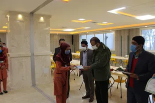 تقدیر از ۱۵۰ نیروی خدماتی بیمارستان شاهرود+ تصاویر
