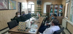 دیدار فرمانده سپاه ناحیه شاهرود با مدیر بازاریابی و فروش شرکت سیمان شاهرود+ تصاویر