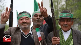 سنگ تمام عشایر اردبیل در جنگ رمضان